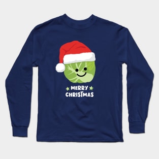 Merry Christmas Brussels Sprout Long Sleeve T-Shirt